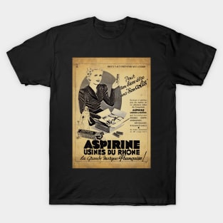 Retro poster - pub - vintage - Aspirin - Usines du Rhône T-Shirt